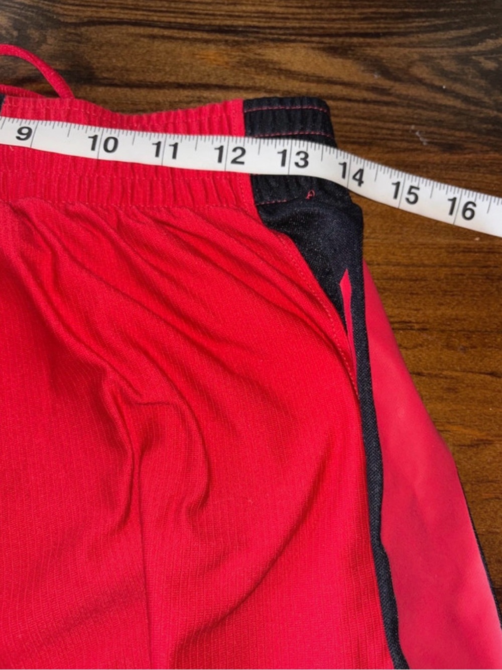 Under Armour Mens Basketball Athletic Sports Shorts Red Black Mesh Size Small - Picture 7 of 11